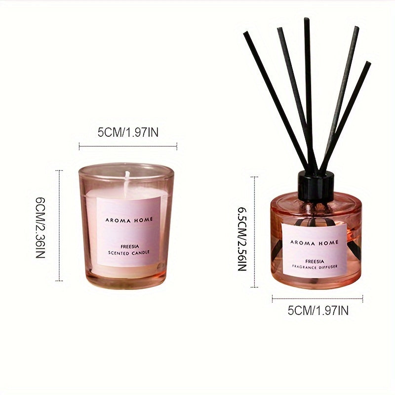 Geurkaars Cadeauset - 4 Kleuren Luxe Giftbox